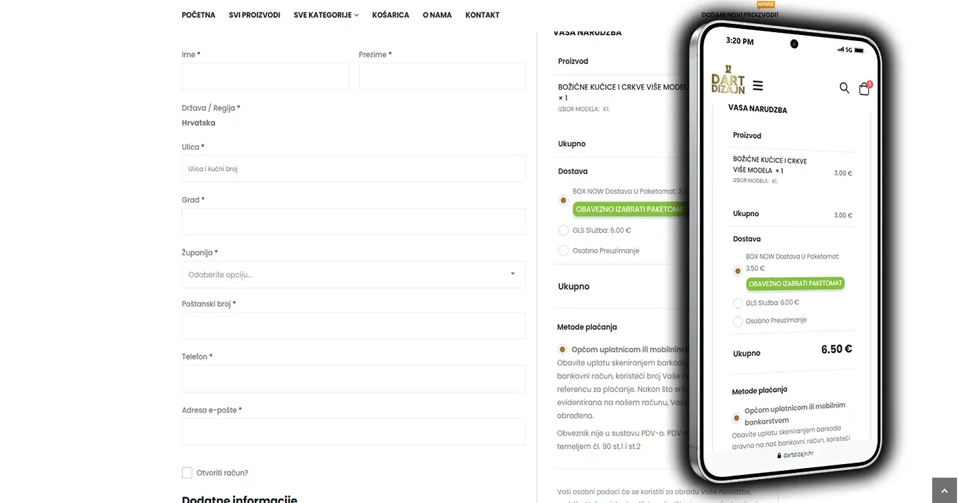 Projekt Dart Dizajn - Layfron