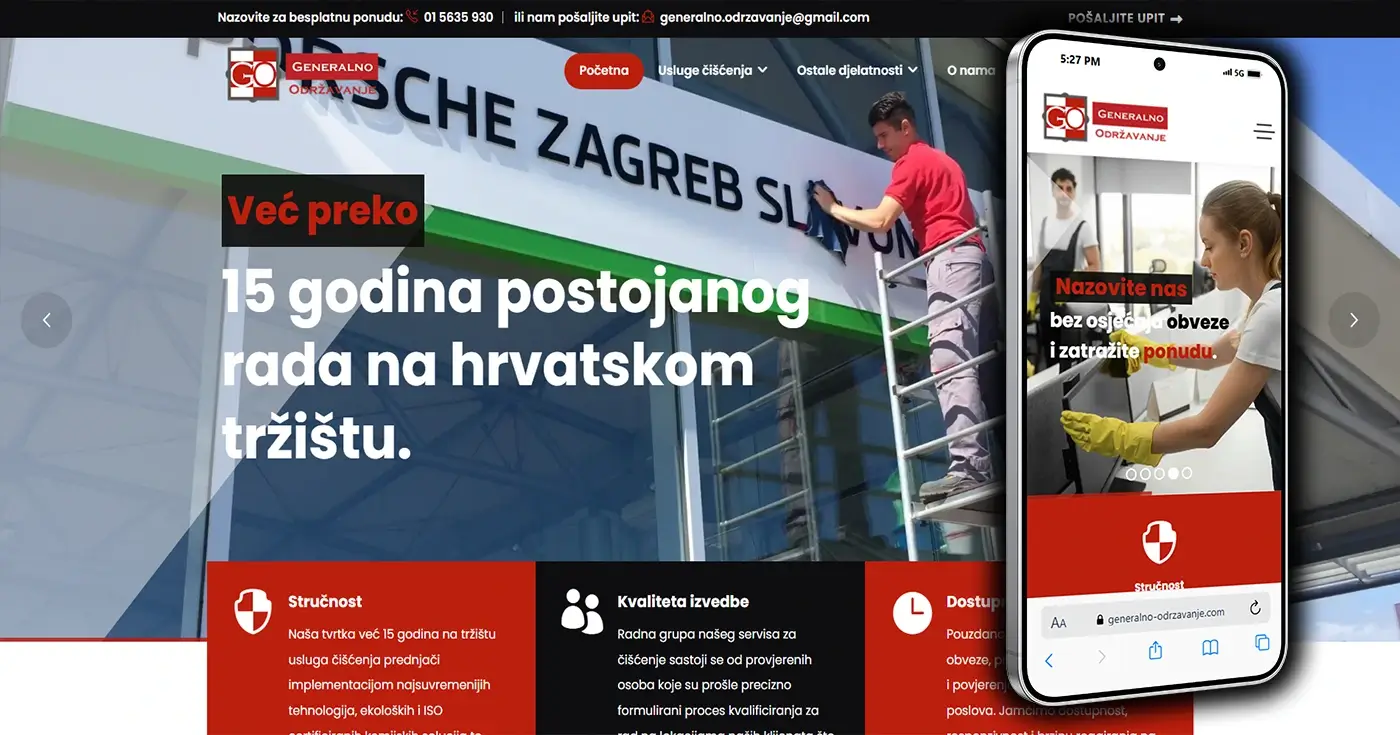 Projekt Generalno Održavanje - Čišćenje - Layfron