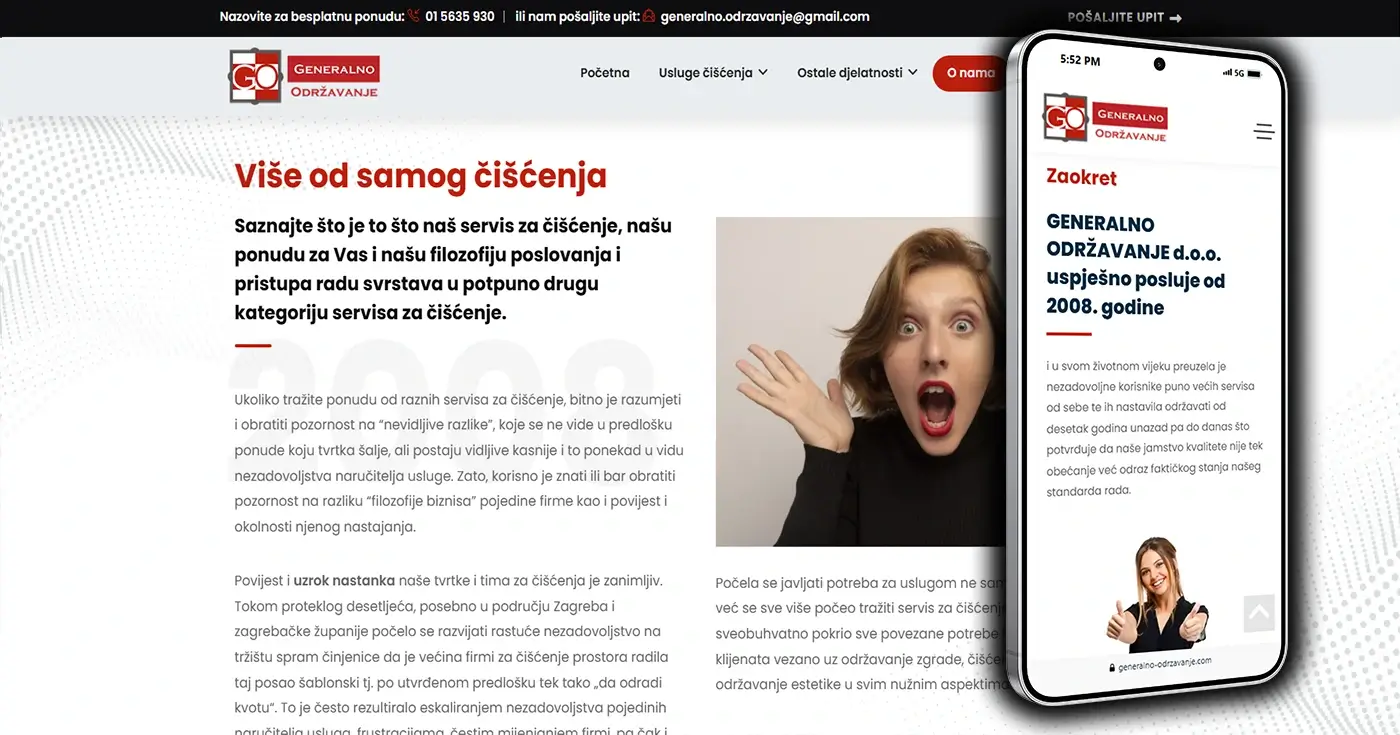 Projekt Generalno Održavanje - Čišćenje - Layfron
