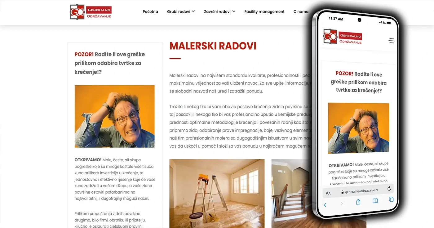 Projekt Generalno Održavanje - Gradnja - Layfron