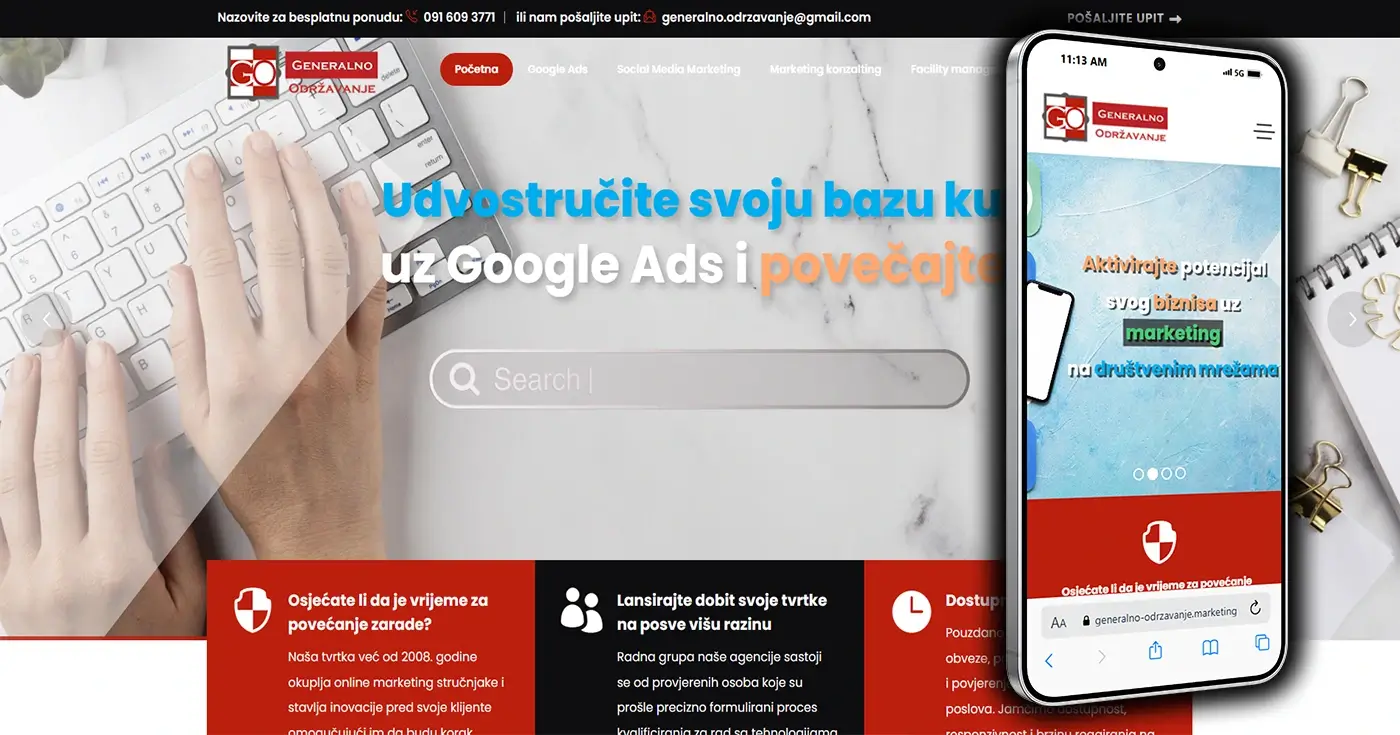 Projekt Generalno Održavanje - Marketing - Layfron