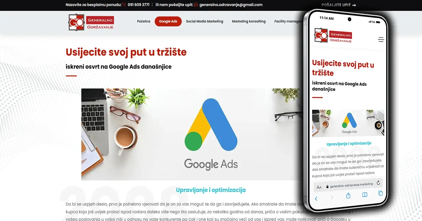 Projekt Generalno Održavanje - Marketing - Layfron