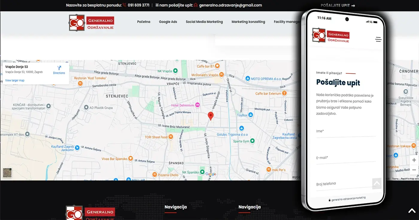 Projekt Generalno Održavanje - Marketing - Layfron