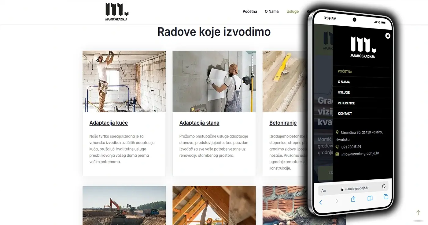 Projekt Mamić Gradnja - Layfron