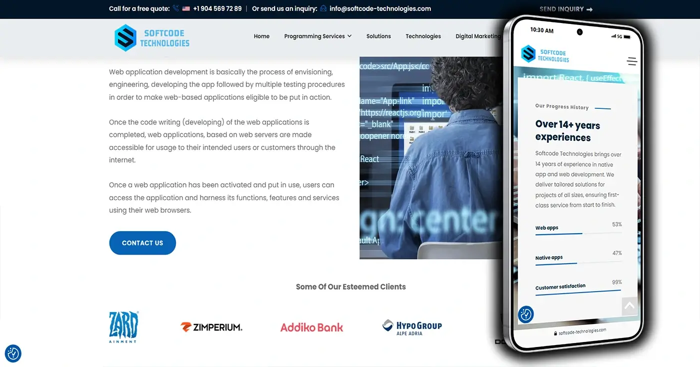 Projekt Softcode Technologies - Layfron